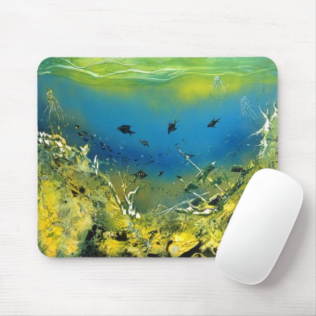 Underwater Wreck Mousepad (Mit Mouse)