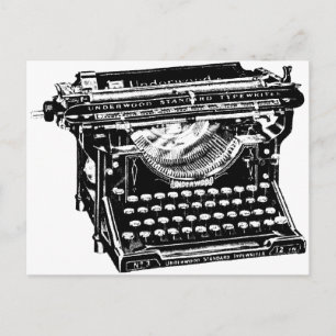 Underwood Schreibwriter Writer Postkarte