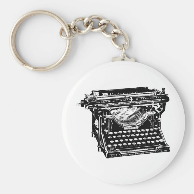 Underwood Schreibwriter Writer Schlüsselanhänger (Vorne)
