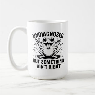 Undiagnostiziert, aber etwas ist nicht richtig Fro Kaffeetasse