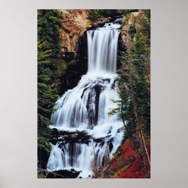 Undine Falls, Yellowstone Poster (Vorne)