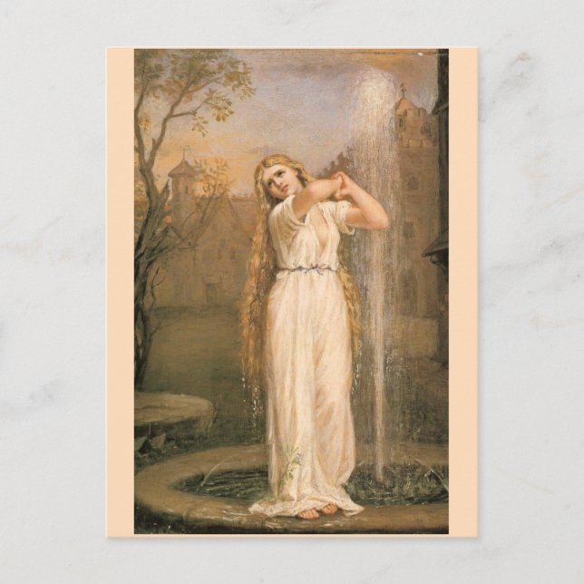 Undine von John William Waterhouse Postkarte (Vorderseite)