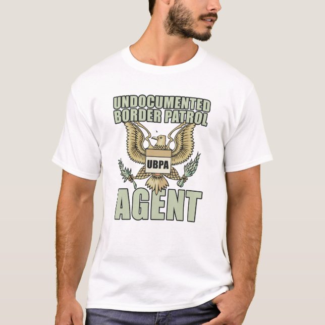 UNDOKUMENTIERTER GRENZSCHUTZ-AGENT T-Shirt (Vorderseite)