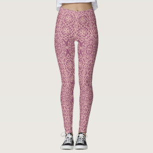 Undurchsichtig florierend: Schöner Musteruntergrun Leggings