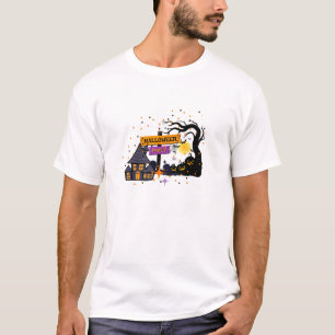undurchsichtige Muster helloween T-Shirt