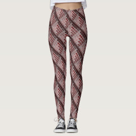 Undurchsichtiger Lachs an rote Kreise, Tiefe oder  Leggings