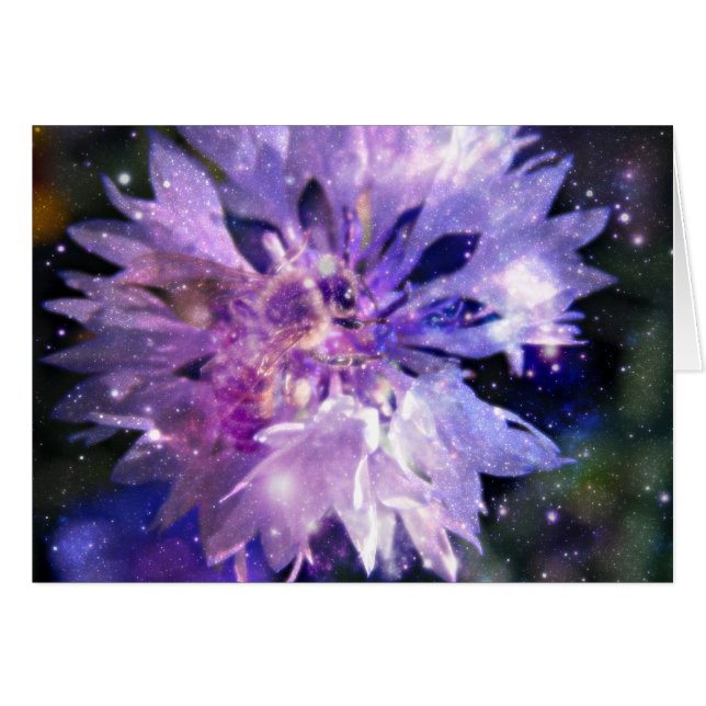 Une abeille magique au miel (Devant horizontal)