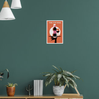 Une affiche Time for Wine