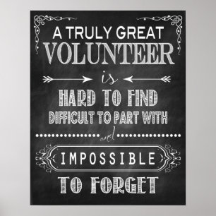 Une affiche vraiment géniale pour les bénévoles