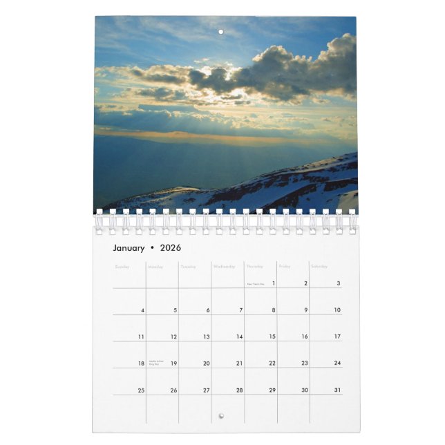 Une année du calendrier 2007 de la vie (Jan 2026)