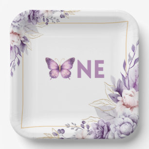 Une assiette de fête Papillon Sucré