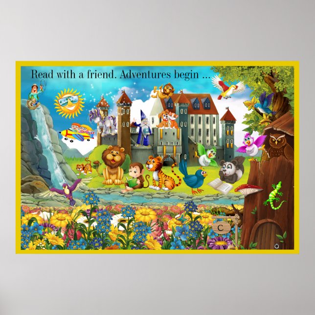 Une autre grande lecture - Poster d'alphabétisatio (Devant)