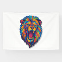 Une bannière de LION PEINT