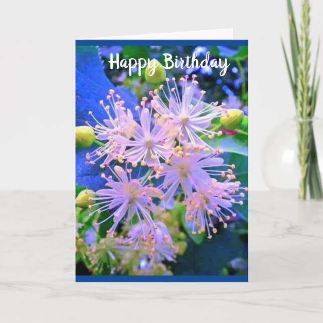 UNE "BEAU FLEURS" POUR LA CARTE "VOTRE ANNIVERSAIR (Devant)