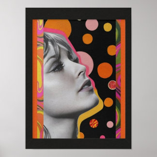 Une belle affiche inspirée des années 60