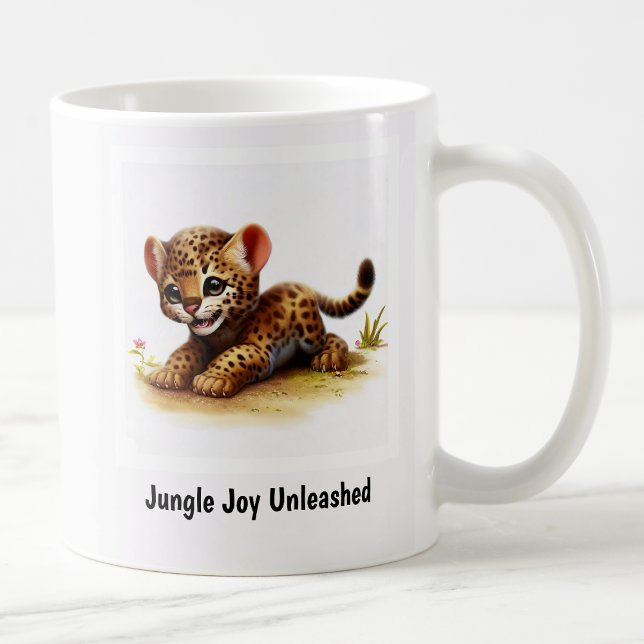 Une Belle Mug De Café D'Ocelot Peint 3D (Créateur téléchargé)