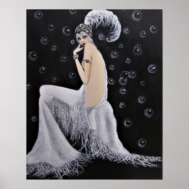Une Belle Showgirl Vintage / Poster (Devant)