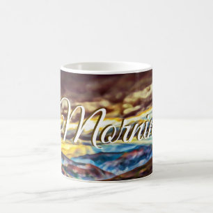 Une belle tasse de café le matin