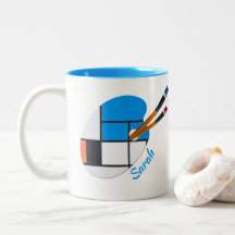 Une belle tasse représentant un tableau de Paul Kl