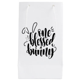 Une Béni Lapin Calligraphie de Pâques | Sac Cadeau