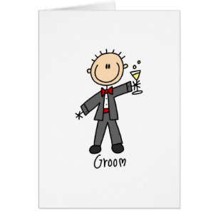 Une boisson pour la carte de marié