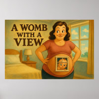Une bombe avec vue - Poster de dessin classique