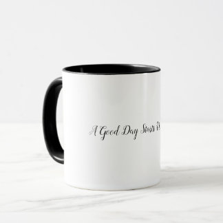 Une Bonne Journée Commence Avec De La Mug De Café