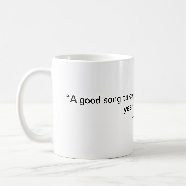 Une bonne tasse de chanson (Gauche)