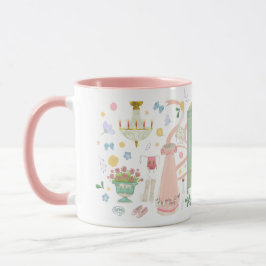 Une boule au Crown Inn Mug (Rose)