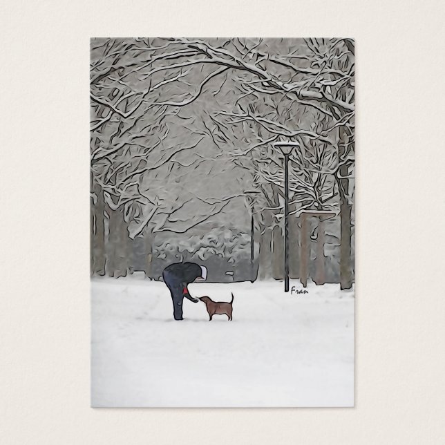 une boule de neige (Devant)