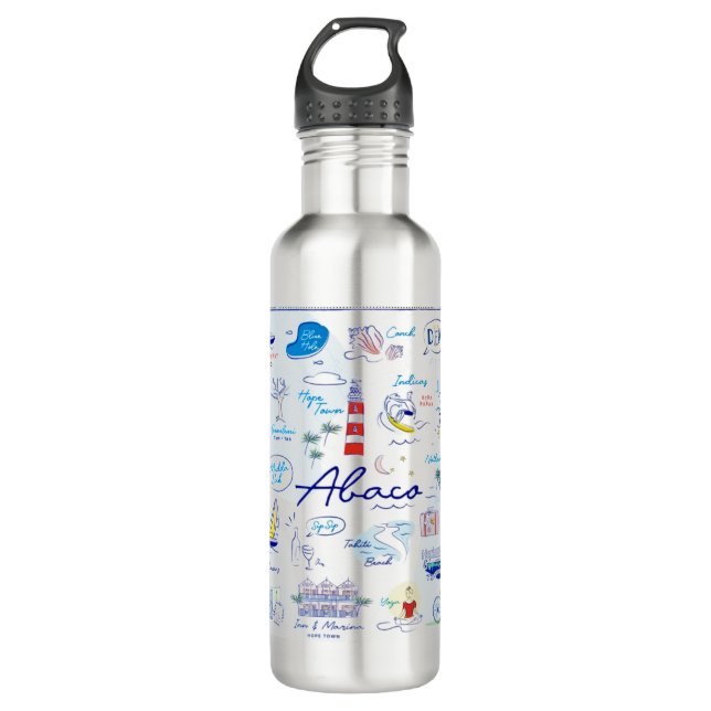 Une bouteille d'eau inoxydable - "La ville de Hope (Devant)