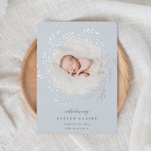 Une Branche fraîche Faire-part de naissance à hu