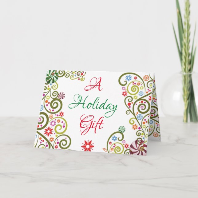 Une Carte Cadeau De Vacances ! (Devant)