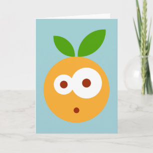 Une carte d'anniversaire surprise aux yeux gais