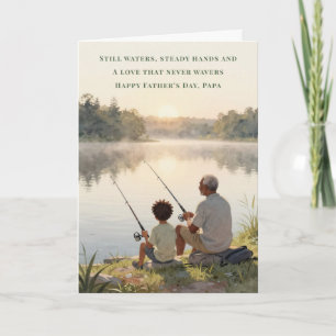 Une carte de fête des pères pour l'amour d'un gran