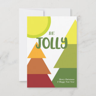 Une carte de Noël joyeuse.