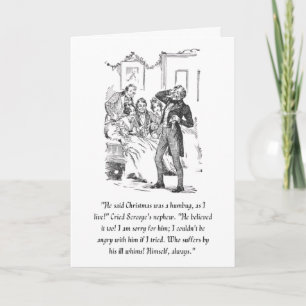 Une carte de Un chant de Noël