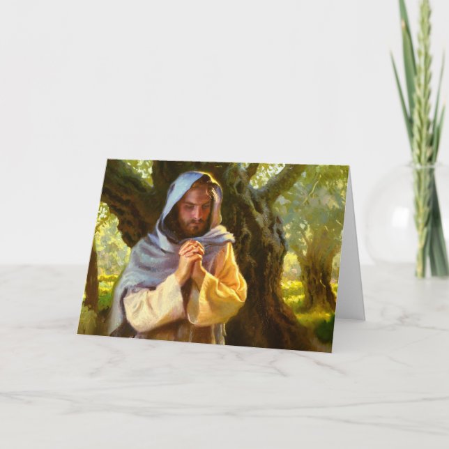 Une carte de voeux à l'heure calme (Devant)