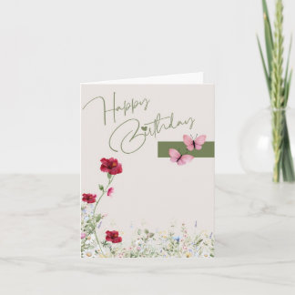 Une carte de vœux d'anniversaire pour réchauffer l