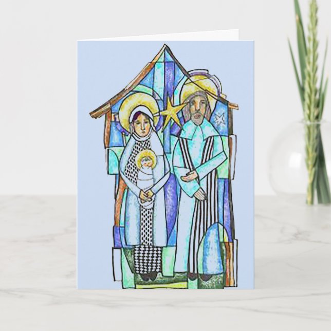 Une carte de voeux de Noël pour les anges (Devant)