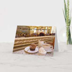 Une carte de voeux Hello