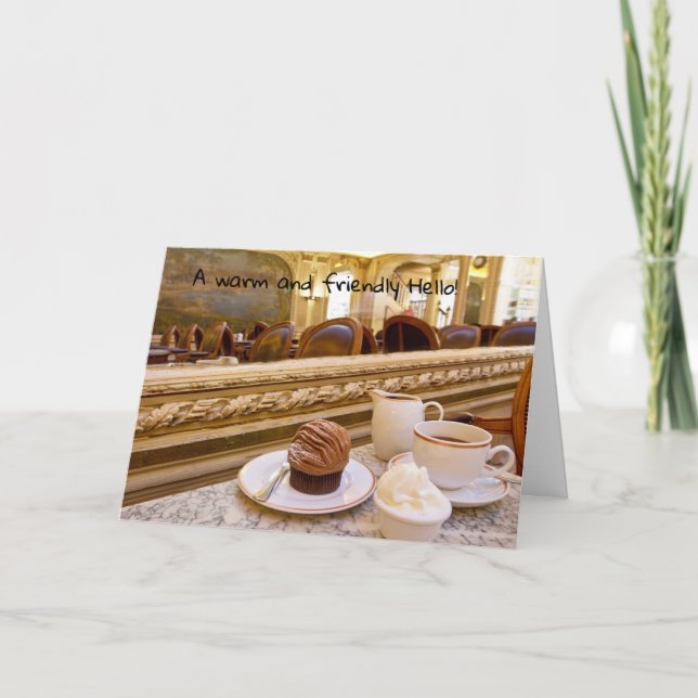 Une carte de voeux Hello (Devant)