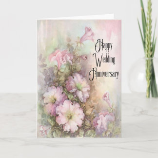 Une carte de vœux pour un anniversaire de mariage