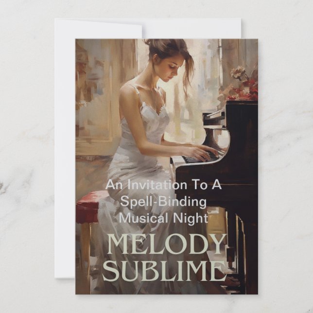 Une Carte D'Invitation Pour Les Esthétiques Inclin (Devant)