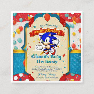 une carte d'invitation unique