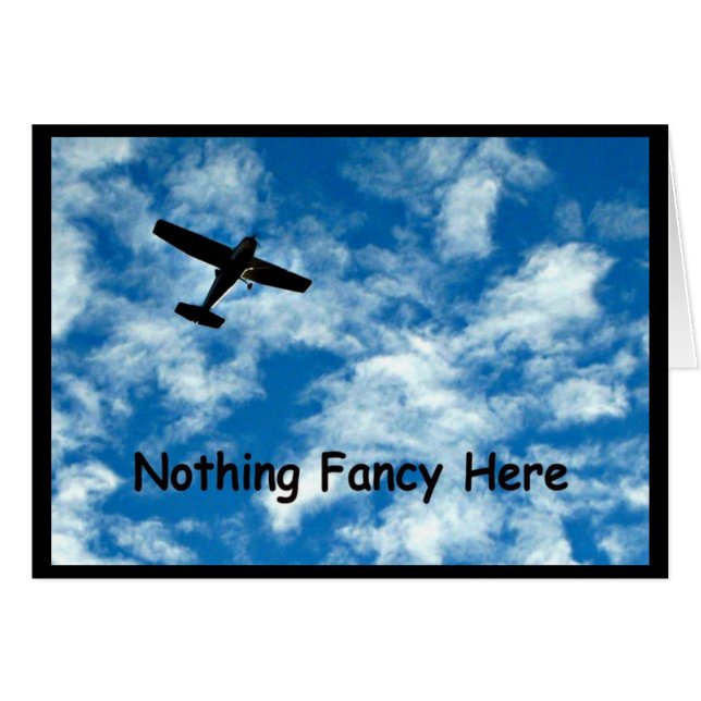 Une Carte Mariage Plane (Devant horizontal)