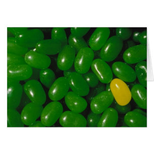 Une Carte Parmi Les Nombreuses Jellybeans
