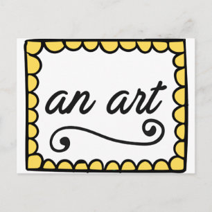 Une carte postale d'art