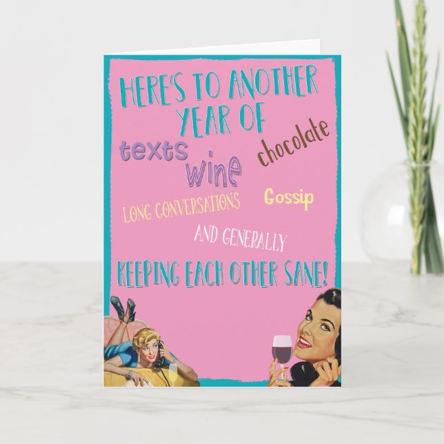 Une carte pour un bon ami (Devant)