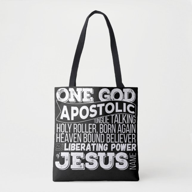 "Une chanson apostolique de Dieu" Sac fourre-tout  (Devant)